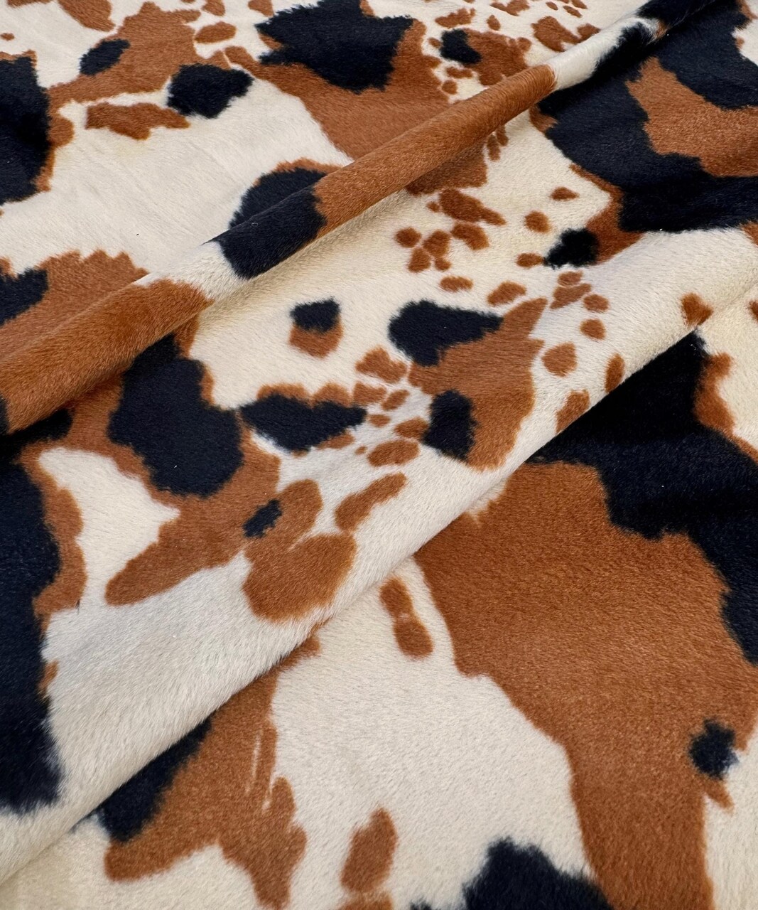 Animal Print Velboa Fabric by the Yard, 60" Wide Low-Pile Faux Fur Plush Fabric